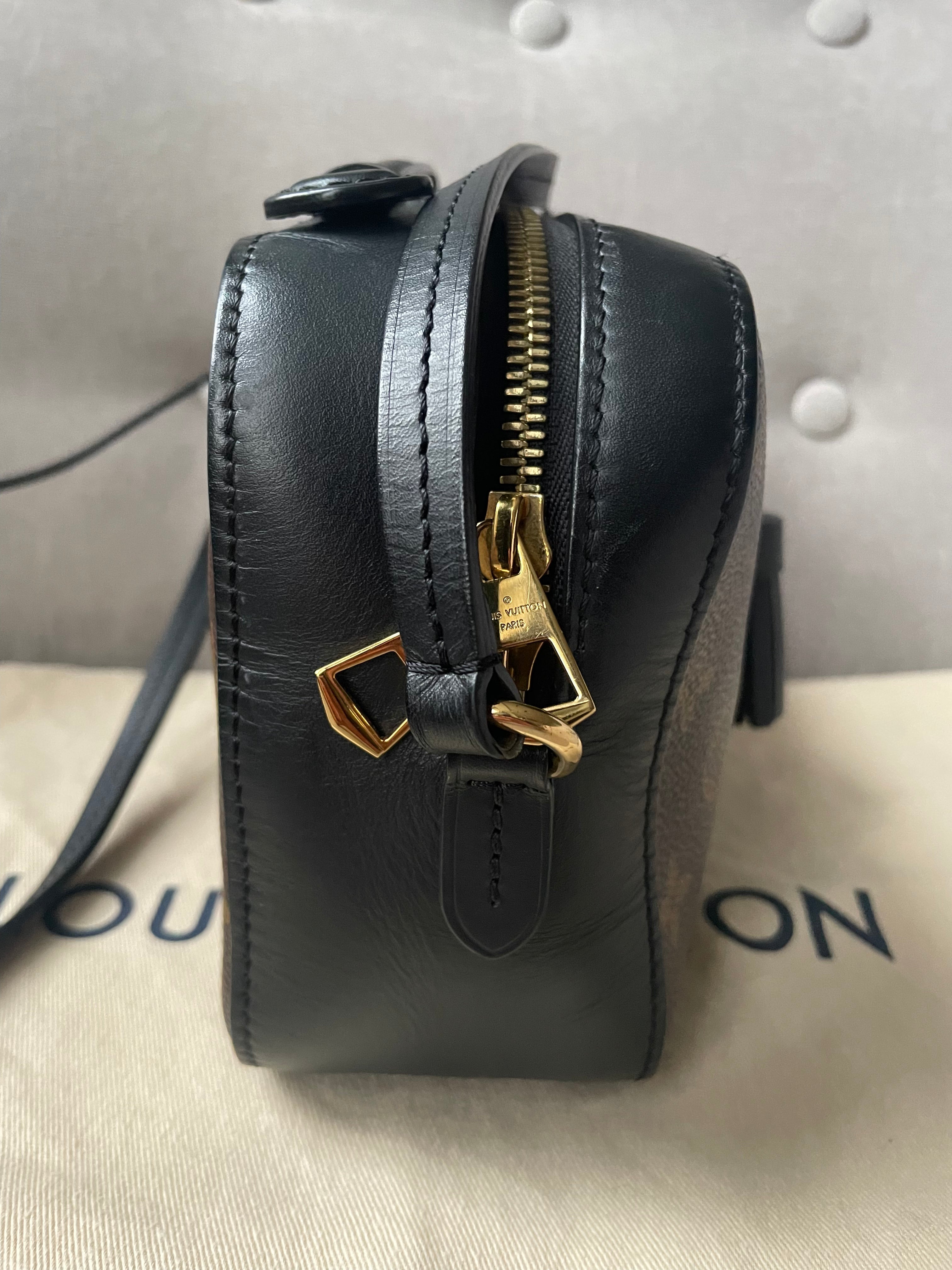 Louis Vuitton Saintonge Black and Monogram