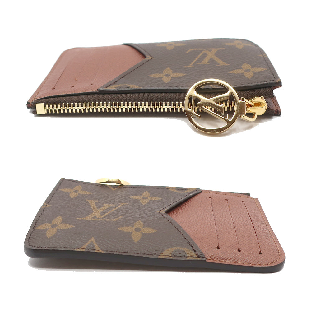 Louis Vuitton Monogram Card Box Portecourt Romy Coin Box Small Wallet Small  M81880