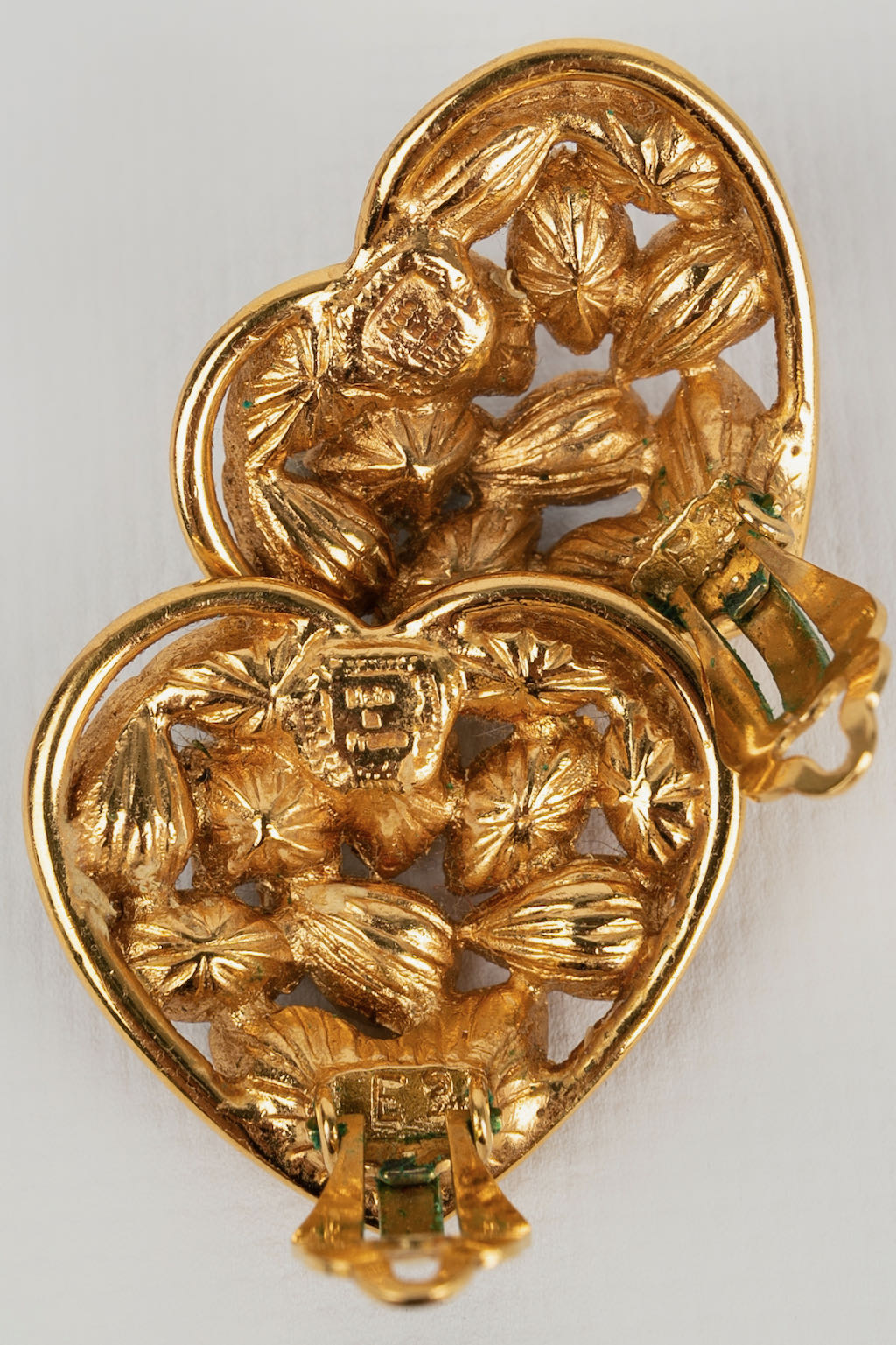 Boucles d'oreilles coeur Yves Saint Laurent
