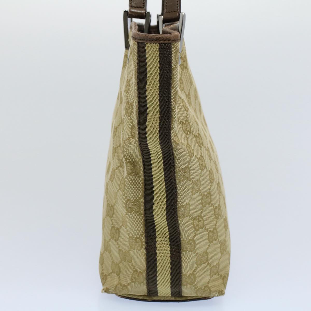 GUCCI GG Canvas Tote Bag Beige 141470 54323
