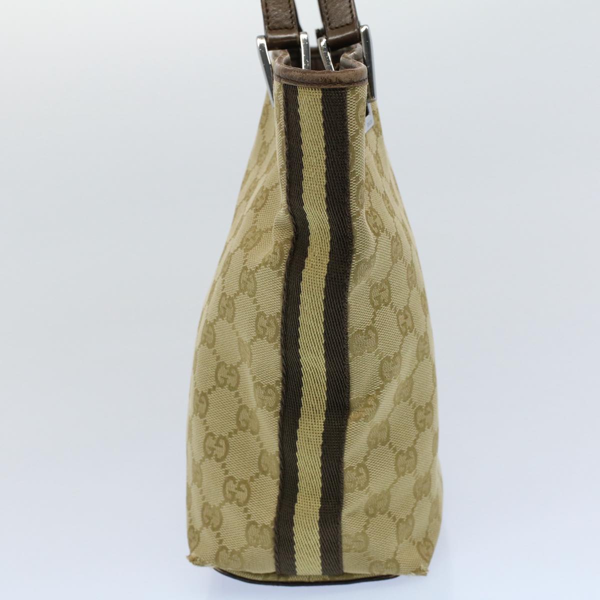 GUCCI GG Canvas Tote Bag Beige 141470 54323