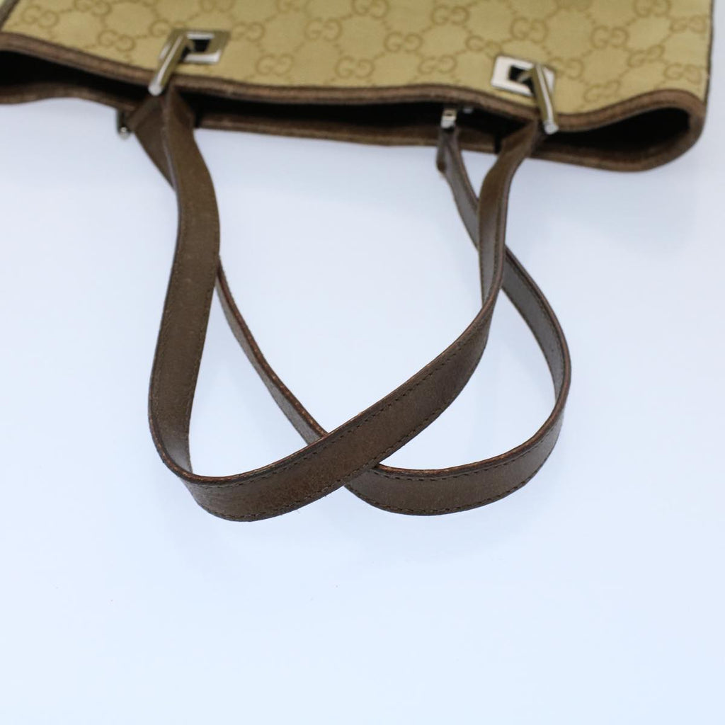 GUCCI GG Canvas Tote Bag Beige 141470 54323
