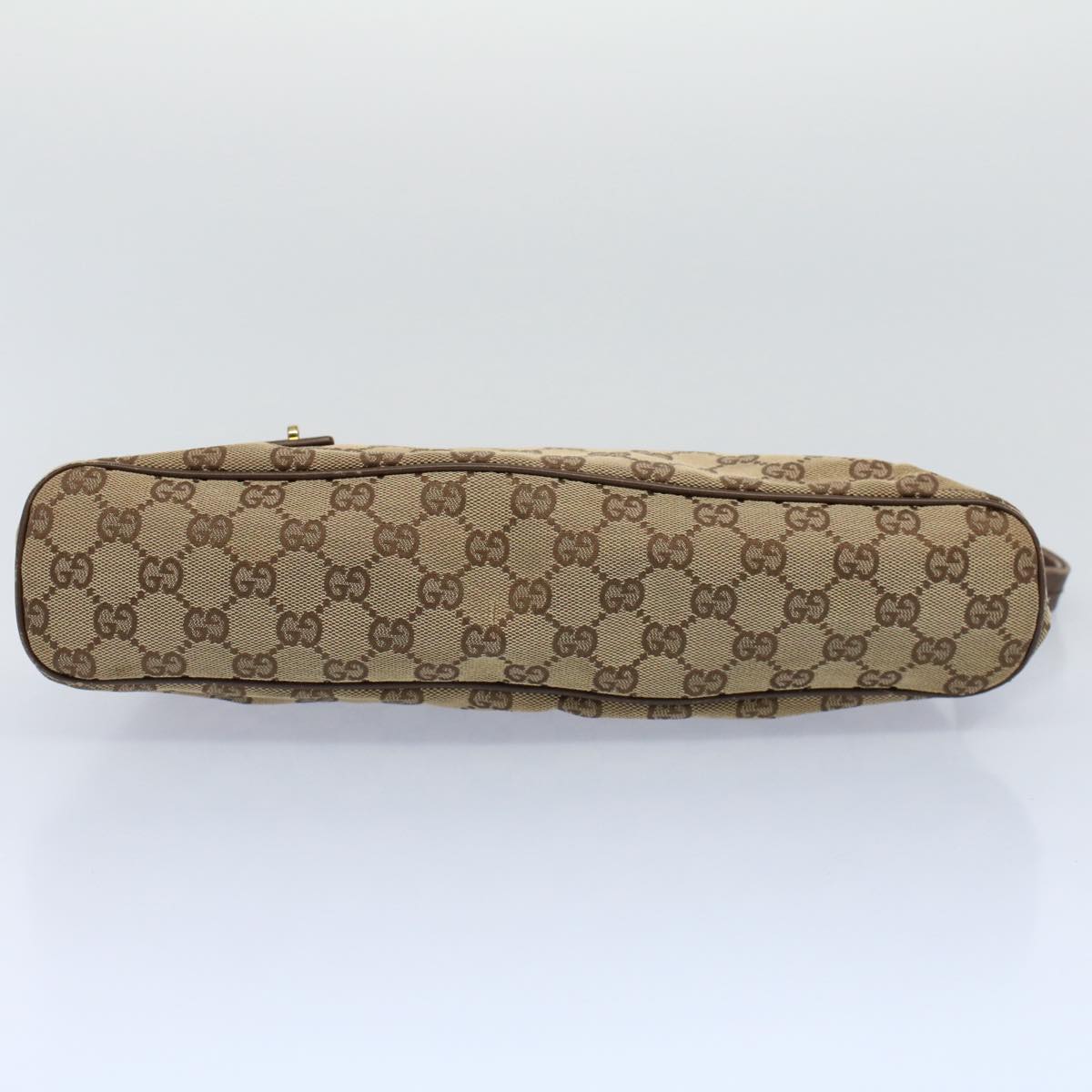 GUCCI GG Canvas Shoulder Bag Beige 130736 54324