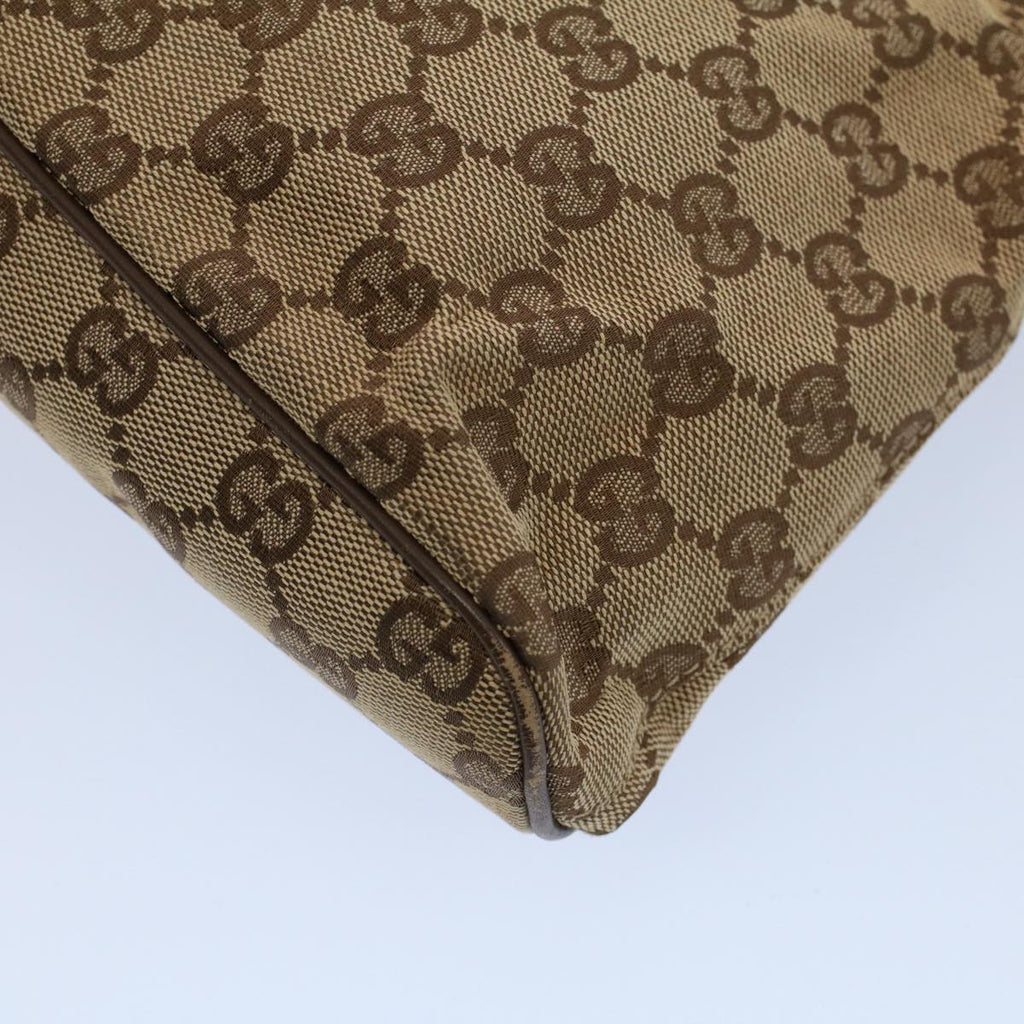 GUCCI GG Canvas Shoulder Bag Beige 130736 54324