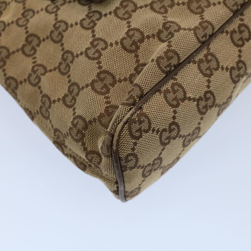 GUCCI GG Canvas Shoulder Bag Beige 130736 54324