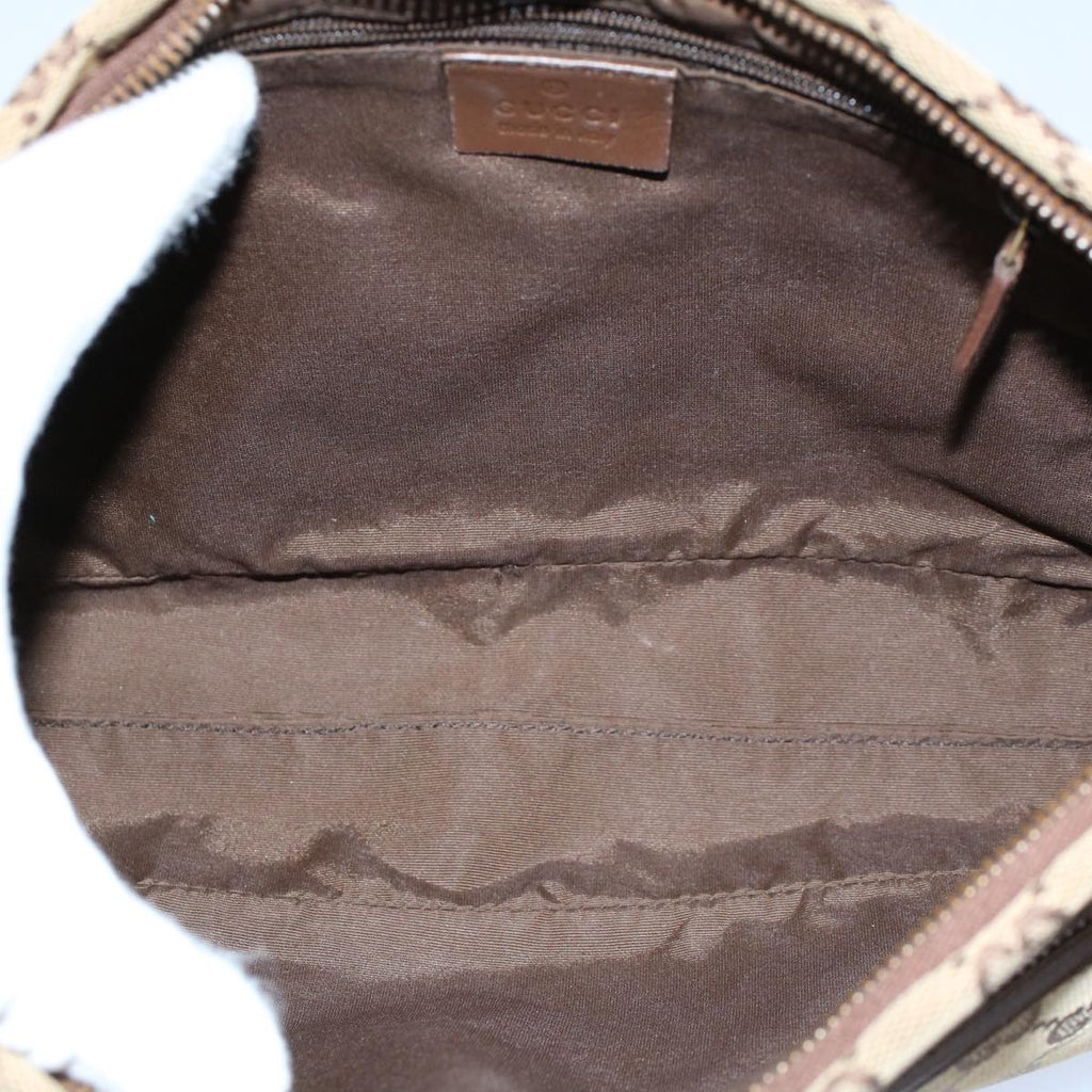 GUCCI GG Canvas Shoulder Bag Beige 130736 54324