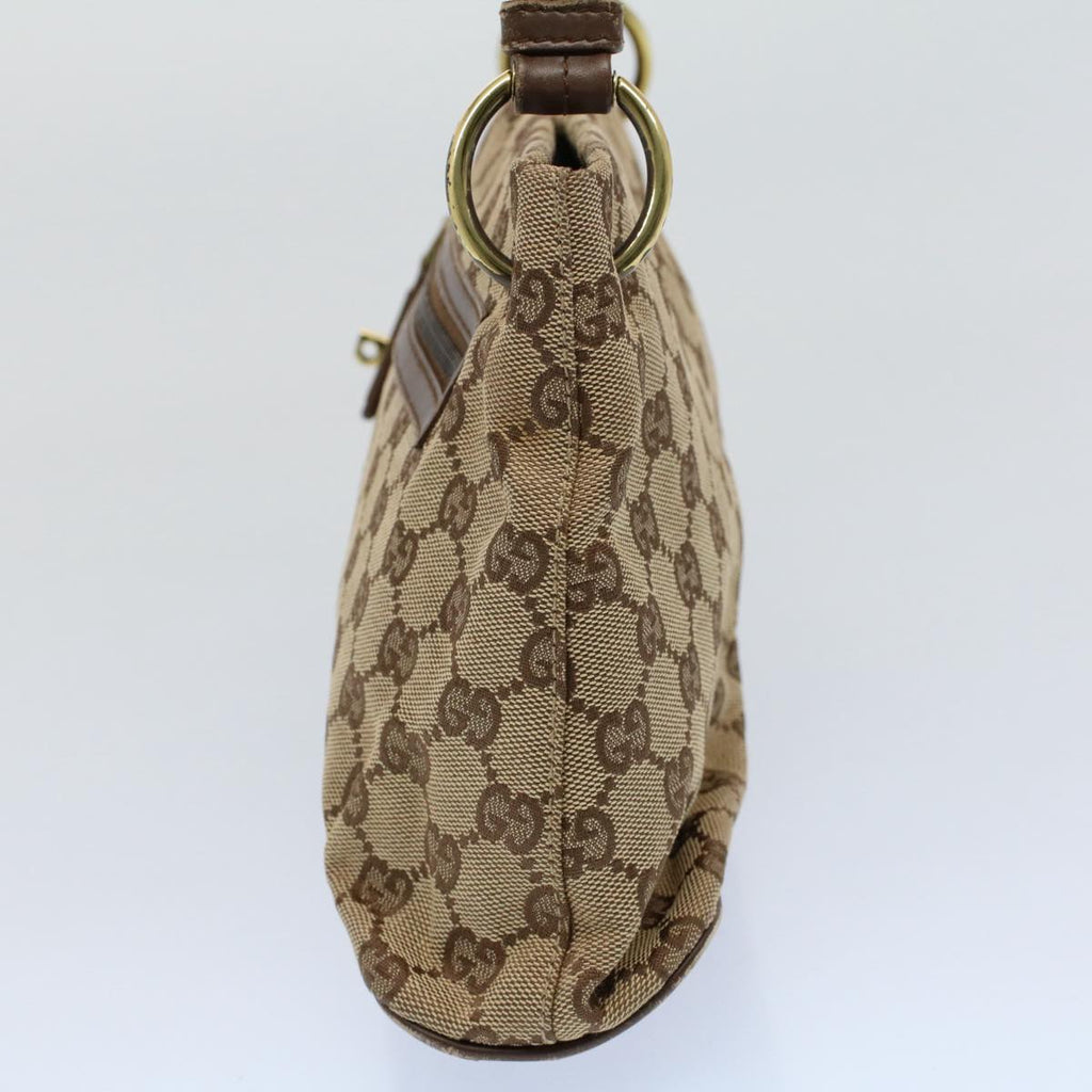 GUCCI GG Canvas Shoulder Bag Beige 130736 54324