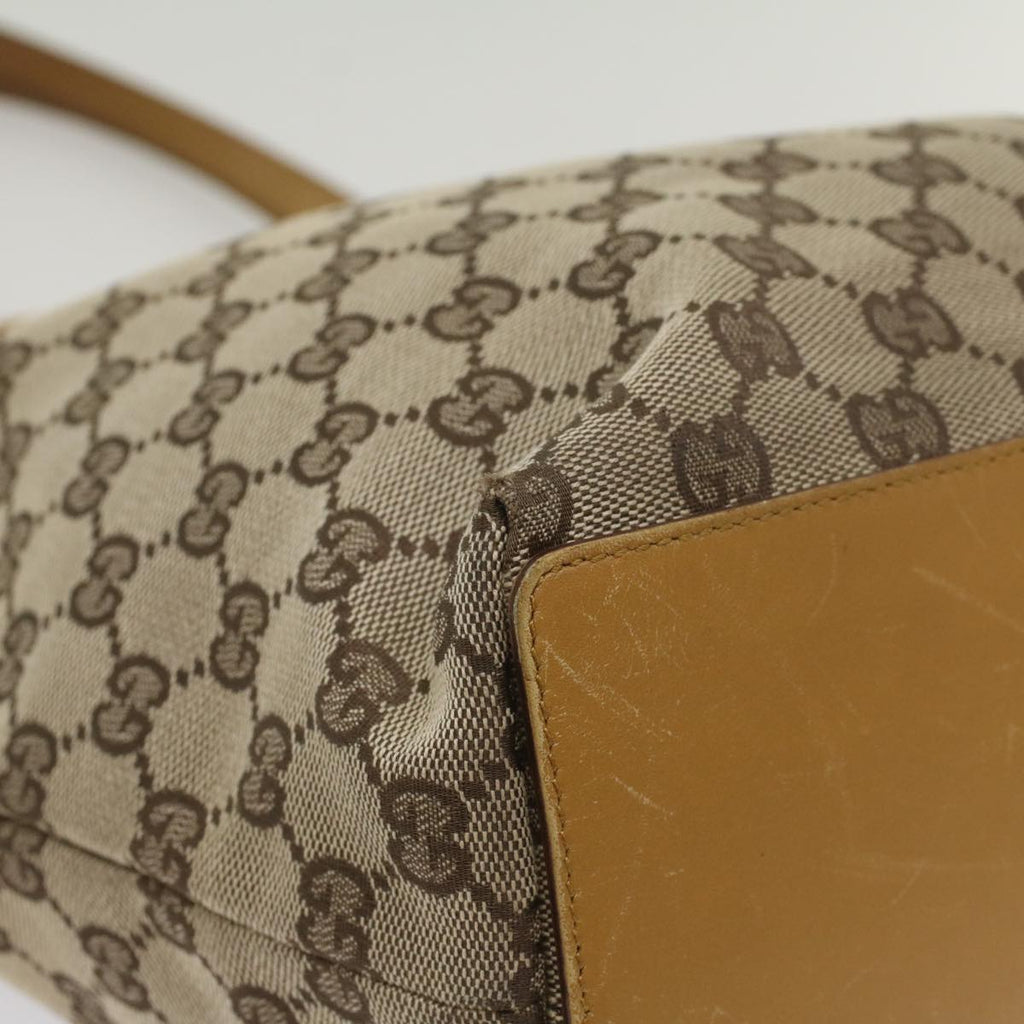 GUCCI GG Canvas Tote Bag Beige 002 1098 2404 54326