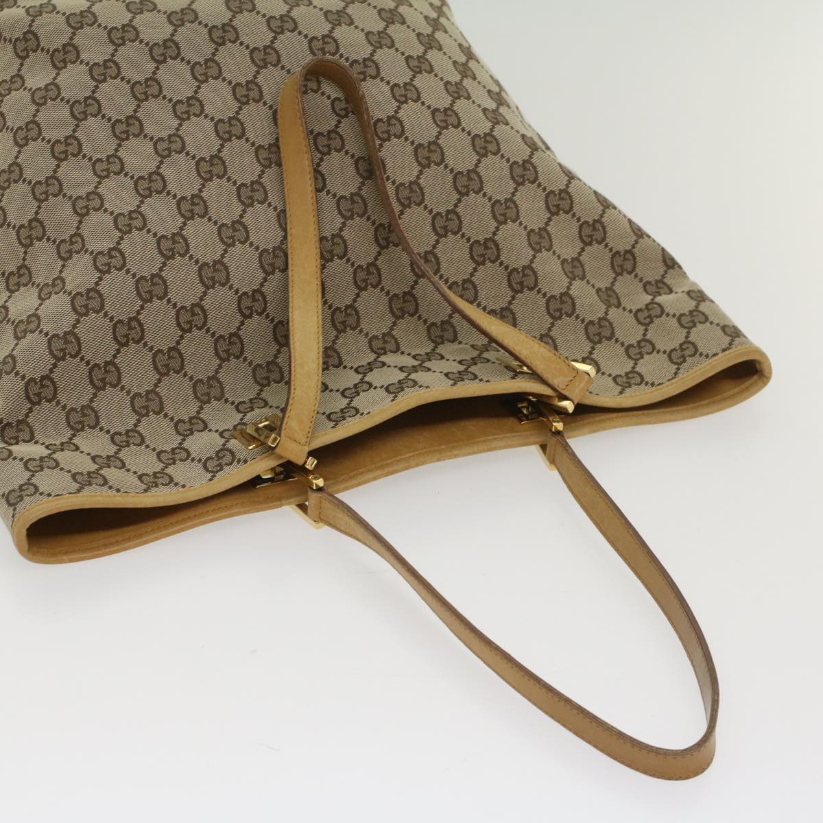 GUCCI GG Canvas Tote Bag Beige 002 1098 2404 54326