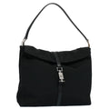 GUCCI Jackie Shoulder Bag Nylon Leather Black 001 3355 2123 54333