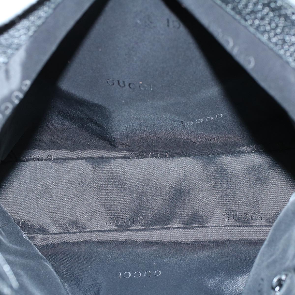 GUCCI Jackie Shoulder Bag Nylon Leather Black 001 3355 2123 54333