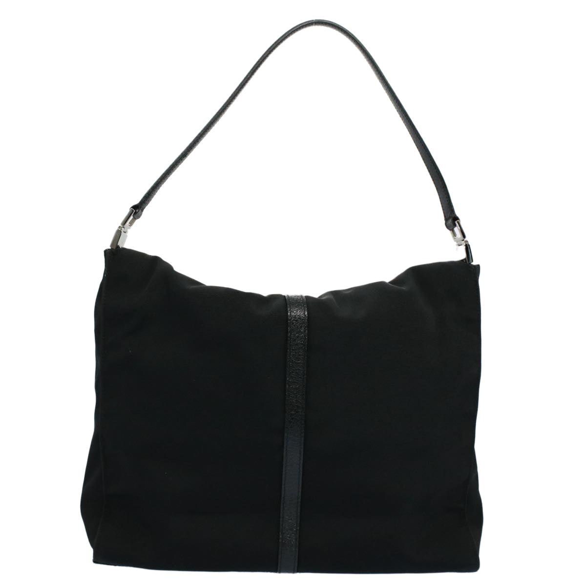 GUCCI Jackie Shoulder Bag Nylon Leather Black 001 3355 2123 54333