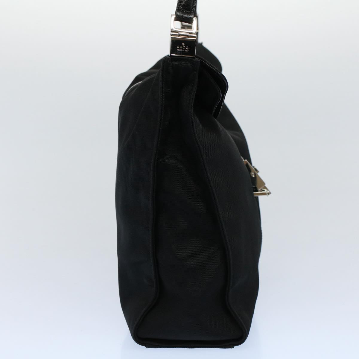 GUCCI Jackie Shoulder Bag Nylon Leather Black 001 3355 2123 54333