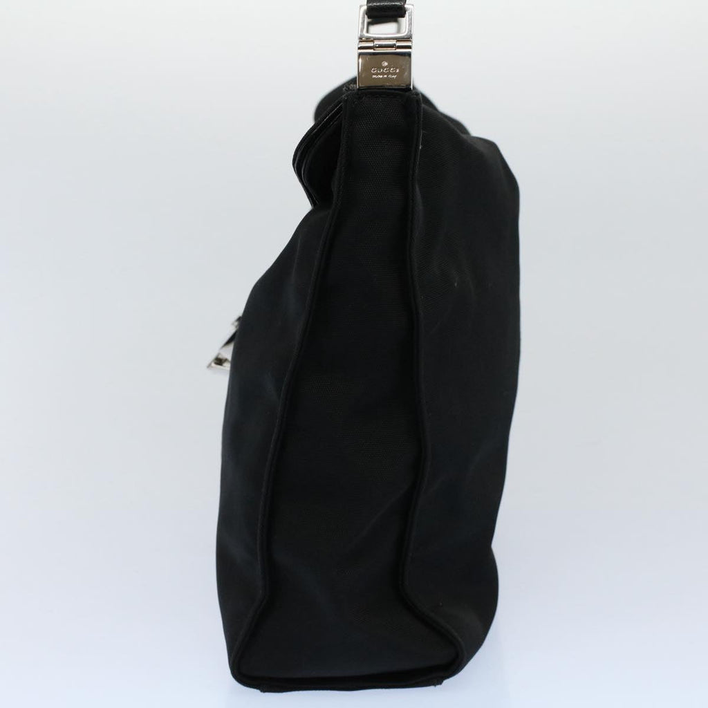 GUCCI Jackie Shoulder Bag Nylon Leather Black 001 3355 2123 54333