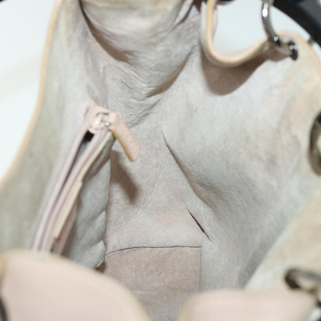 GUCCI Shoulder Bag Leather Beige 54365