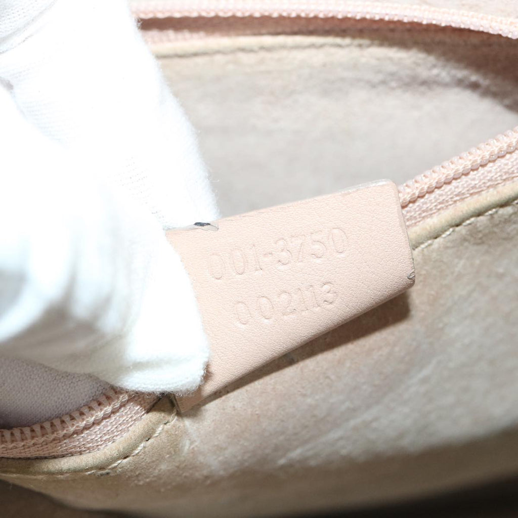GUCCI Shoulder Bag Leather Beige 54365