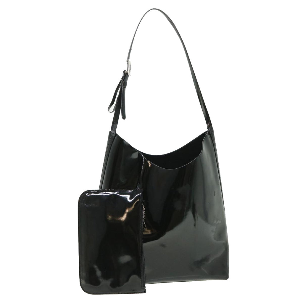 GUCCI Shoulder Bag Patent leather Black 54455