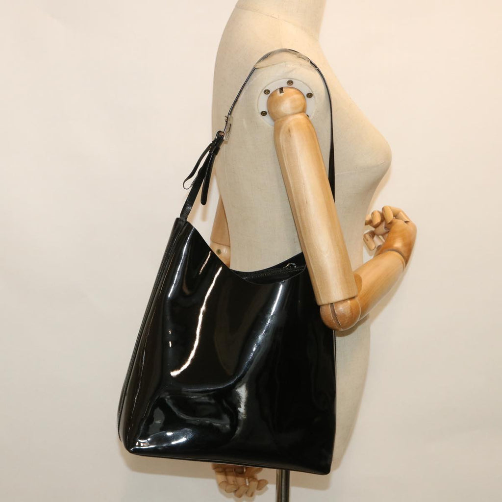 GUCCI Shoulder Bag Patent leather Black 54455