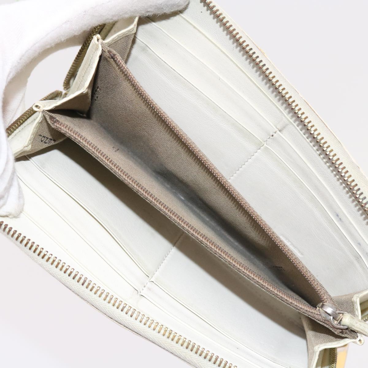 FENDI Zucchino Canvas Long Wallet Multicolor 54465