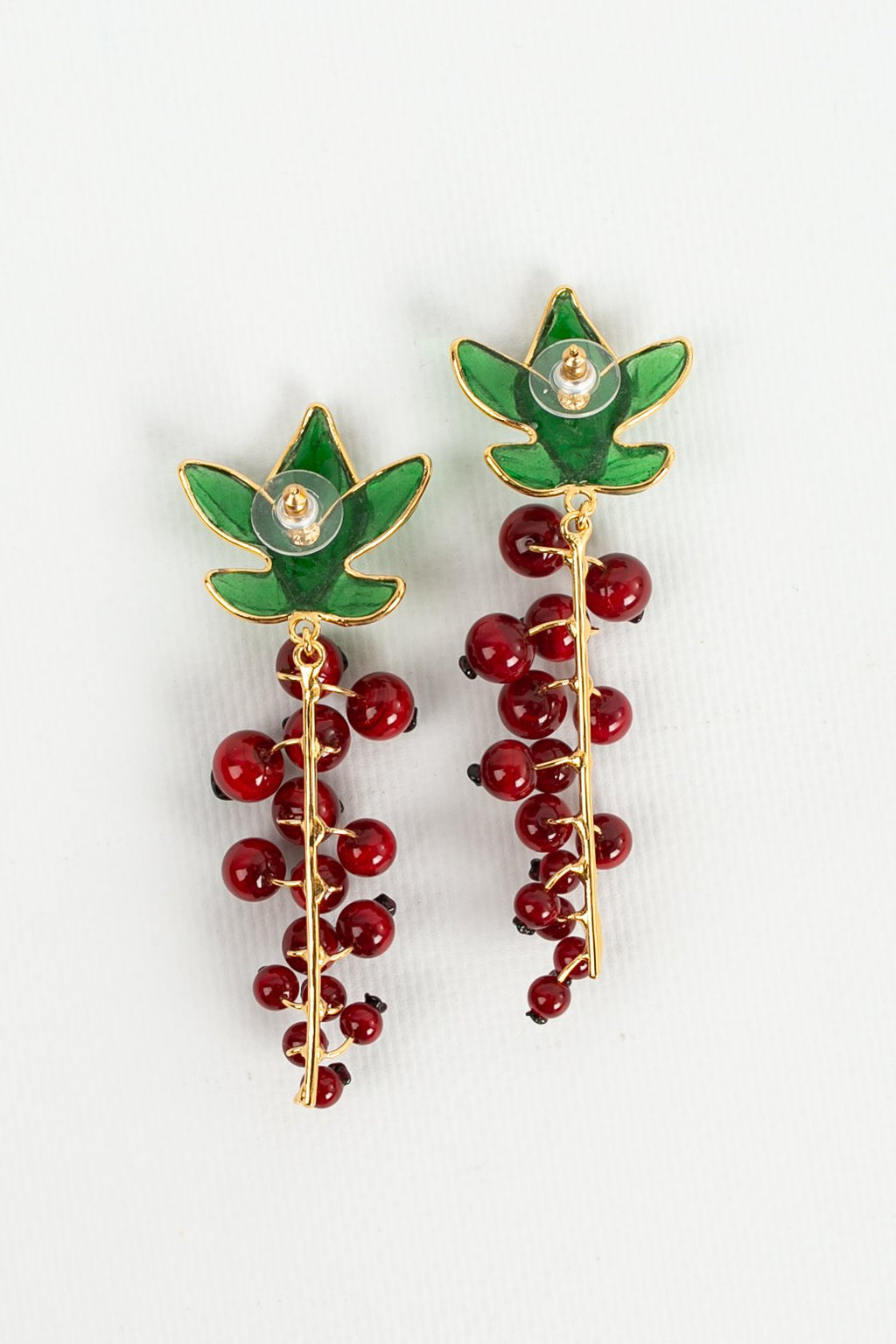 Boucles d'oreilles en pÃƒÆ’Ã‚Â¢te de verre Augustine