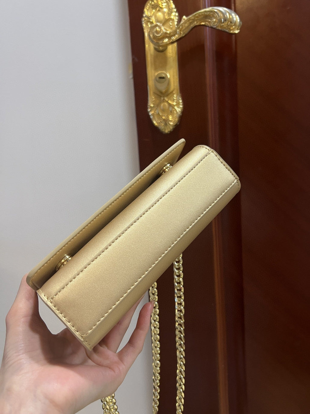 GLAMI Polished 3.5 Phone Bag Gold For Women 7.3in/19cm GLAMI