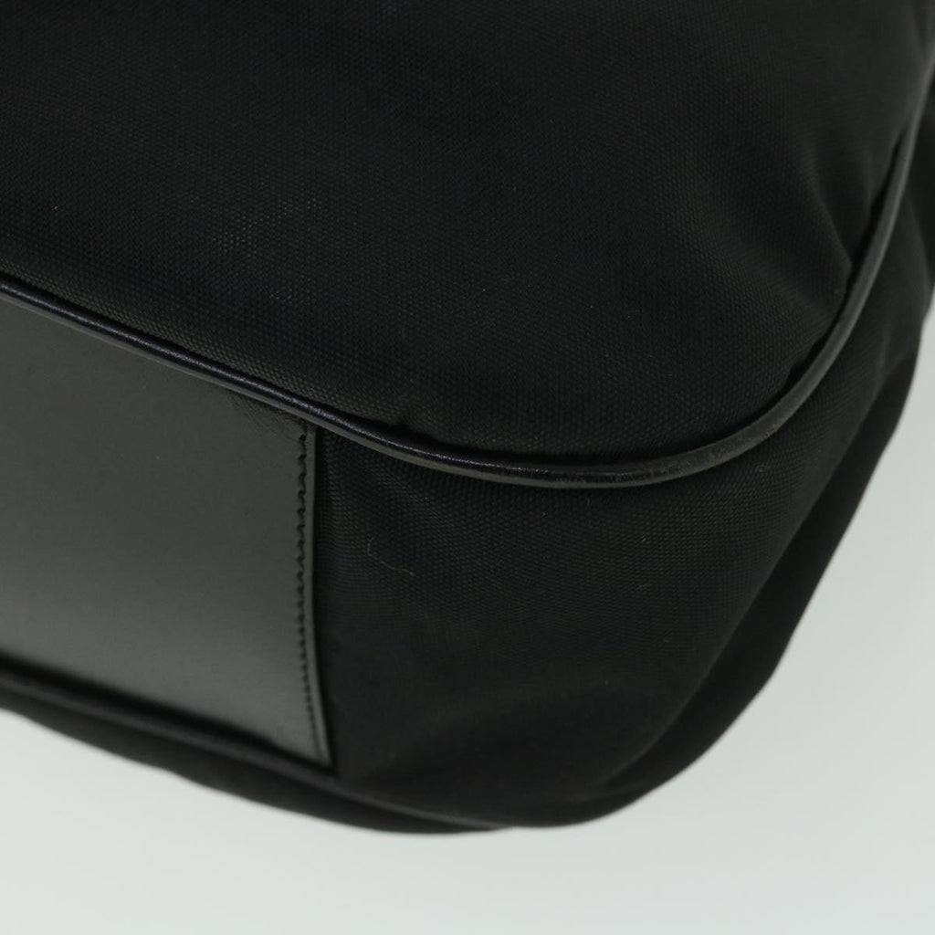 GUCCI Bamboo Hand Bag Nylon Canvas Black 001 1577 1781 54546
