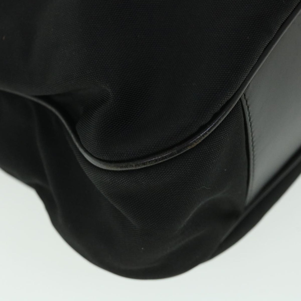 GUCCI Bamboo Hand Bag Nylon Canvas Black 001 1577 1781 54546