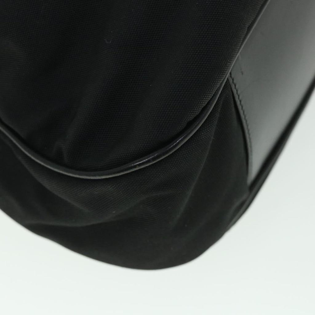 GUCCI Bamboo Hand Bag Nylon Canvas Black 001 1577 1781 54546