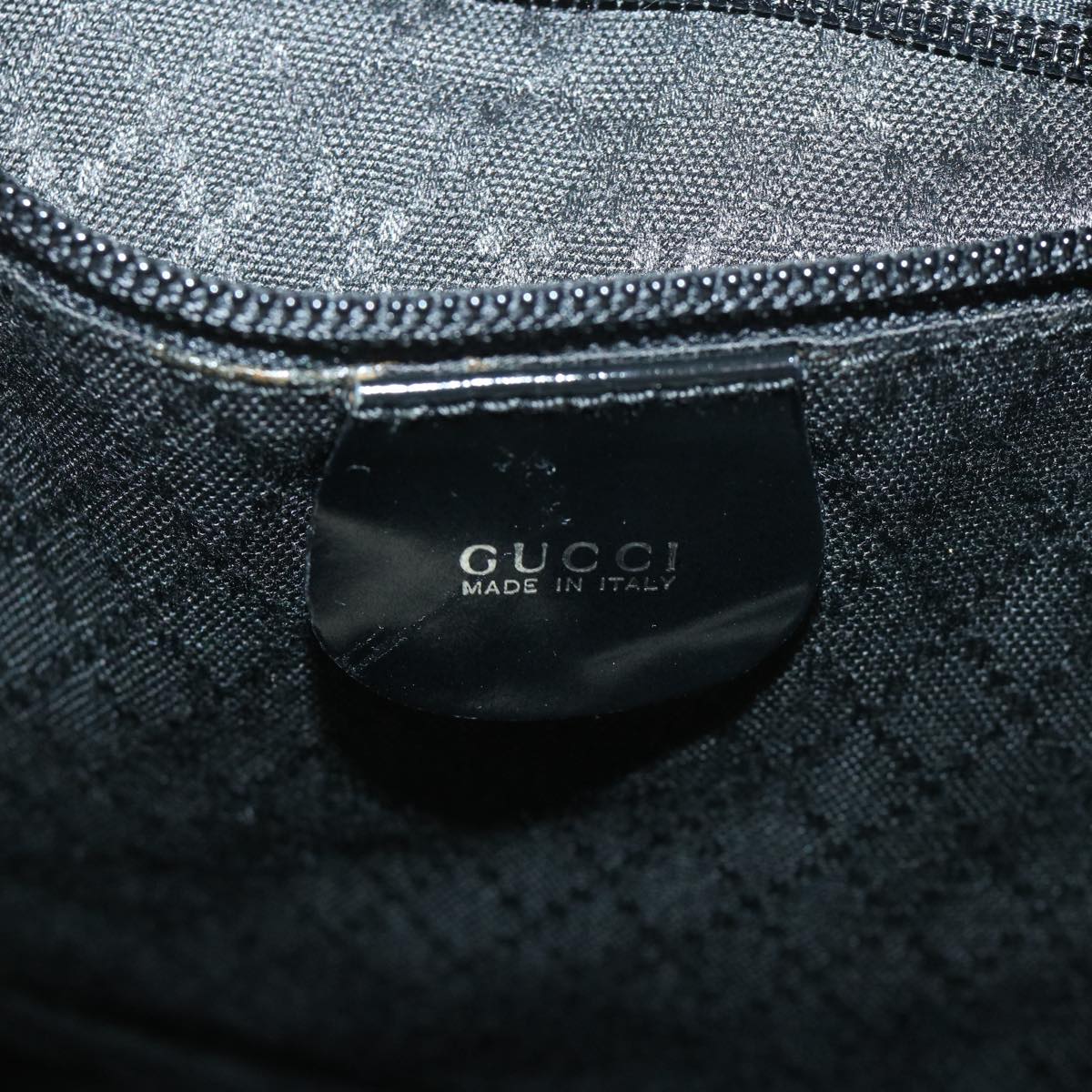 GUCCI Shoulder Bag Canvas Black 54547