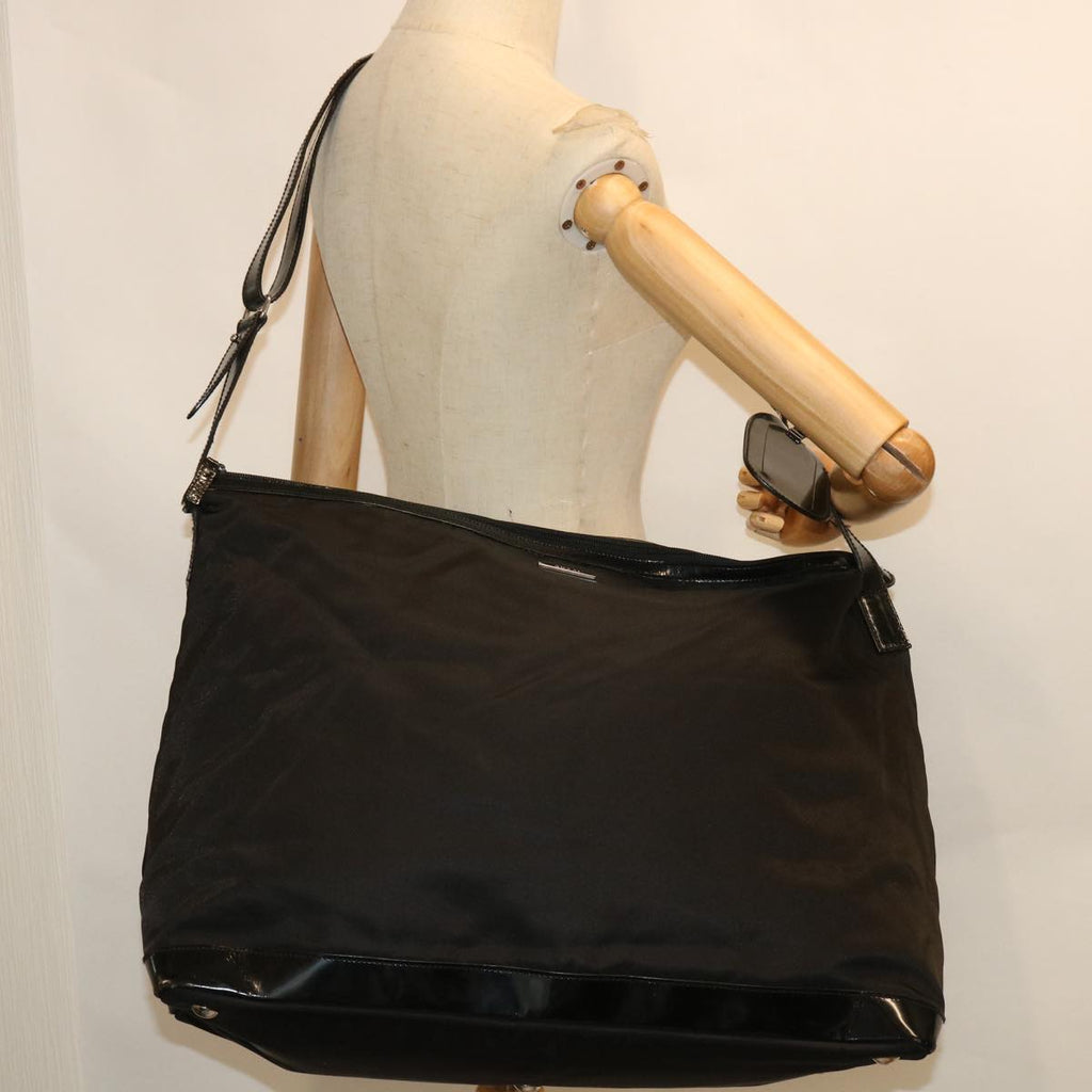 GUCCI Shoulder Bag Canvas Black 54547