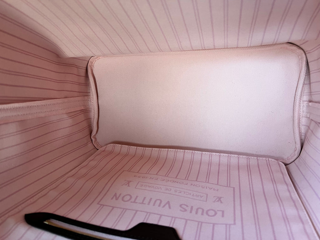 Louis Vuitton Neverfull MM Damier Ebene Rose Ballerine (RRP £1,410)