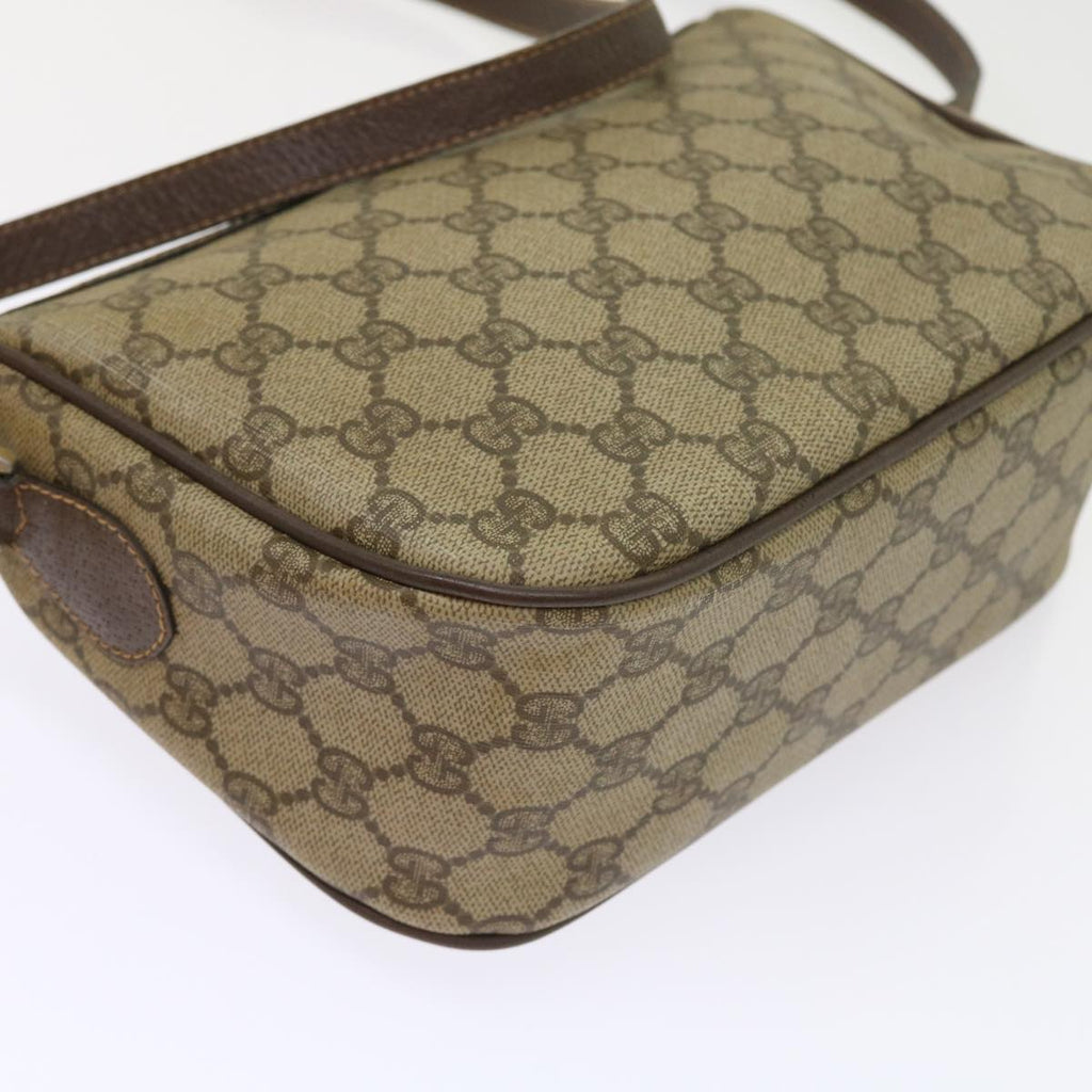 GUCCI GG Supreme Web Sherry Line Shoulder Bag Beige Red 89 02 032 54689