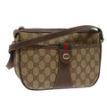GUCCI GG Supreme Web Sherry Line Shoulder Bag Beige Red 89 02 032 54689