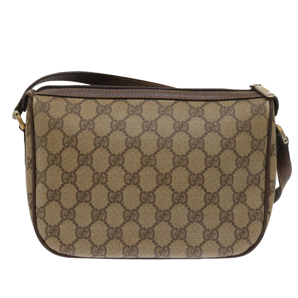 GUCCI GG Supreme Web Sherry Line Shoulder Bag Beige Red 89 02 032 54689