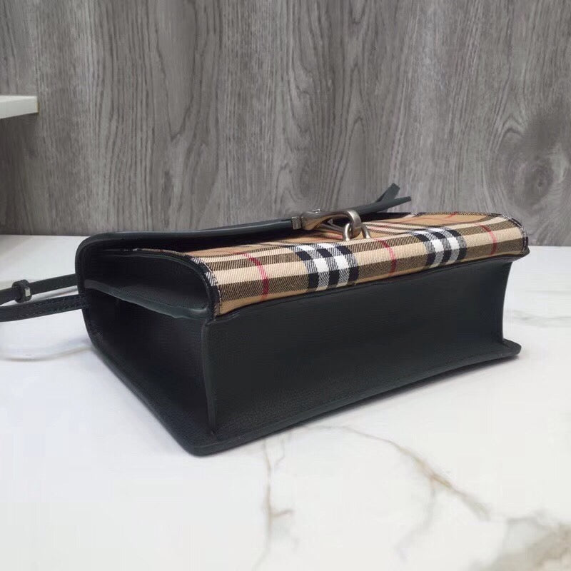 GLAMI Small Vintage Check And Crossbody Bag Grey For Women, WomenÃ¢â‚¬â„¢s Bags 9in/24cm