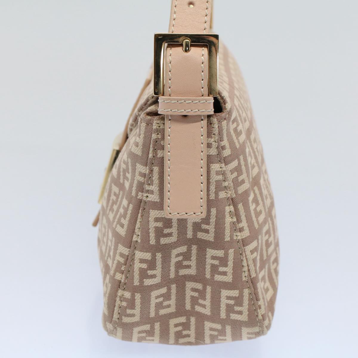 FENDI Zucchino Canvas Mamma bucket Hand Bag Beige 54705