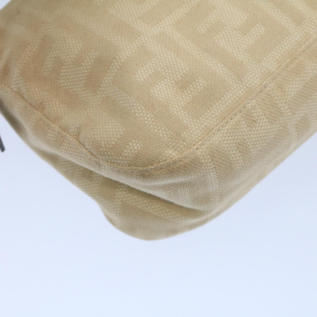 FENDI Zucca Canvas Mamma bucket Shoulder Bag Beige 54706