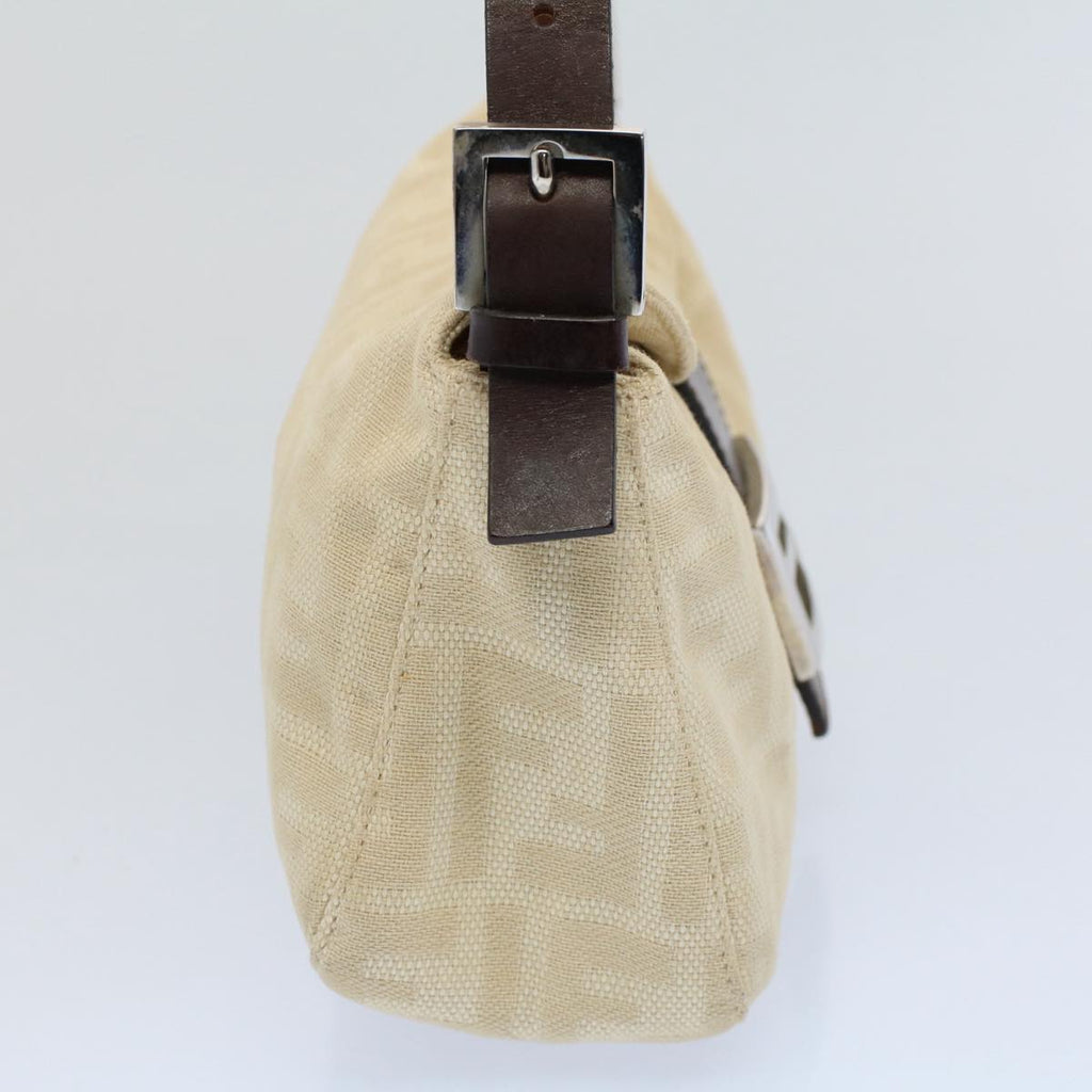 FENDI Zucca Canvas Mamma bucket Shoulder Bag Beige 54706