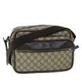 GUCCI GG Canvas Shoulder Bag PVC Leather Beige 114531 54753