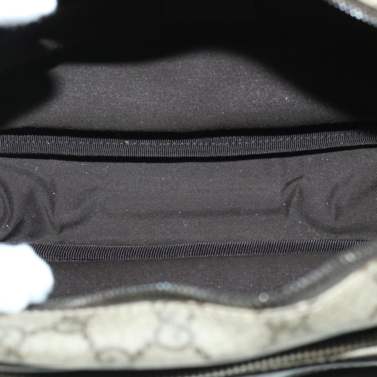GUCCI GG Canvas Shoulder Bag PVC Leather Beige 114531 54753