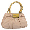 FENDI Chain Hand Bag Nylon Pink 54757