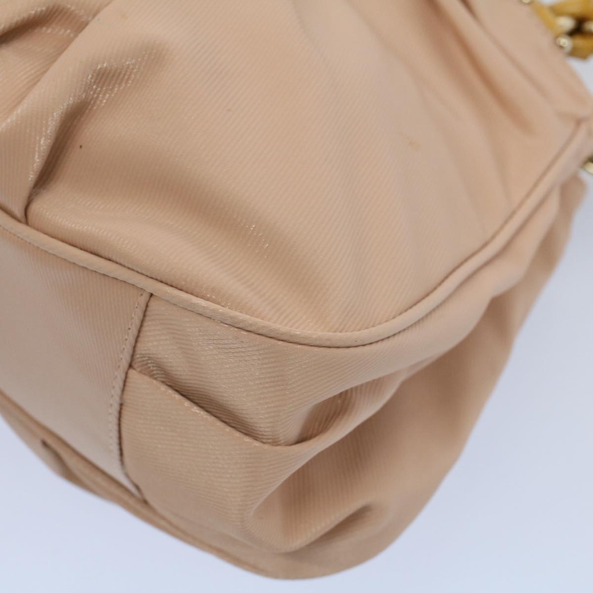 FENDI Chain Hand Bag Nylon Pink 54757
