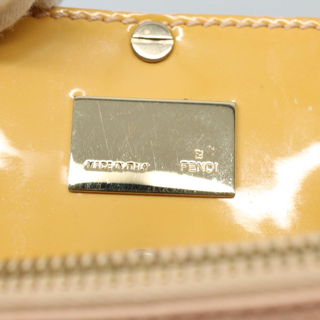 FENDI Chain Hand Bag Nylon Pink 54757