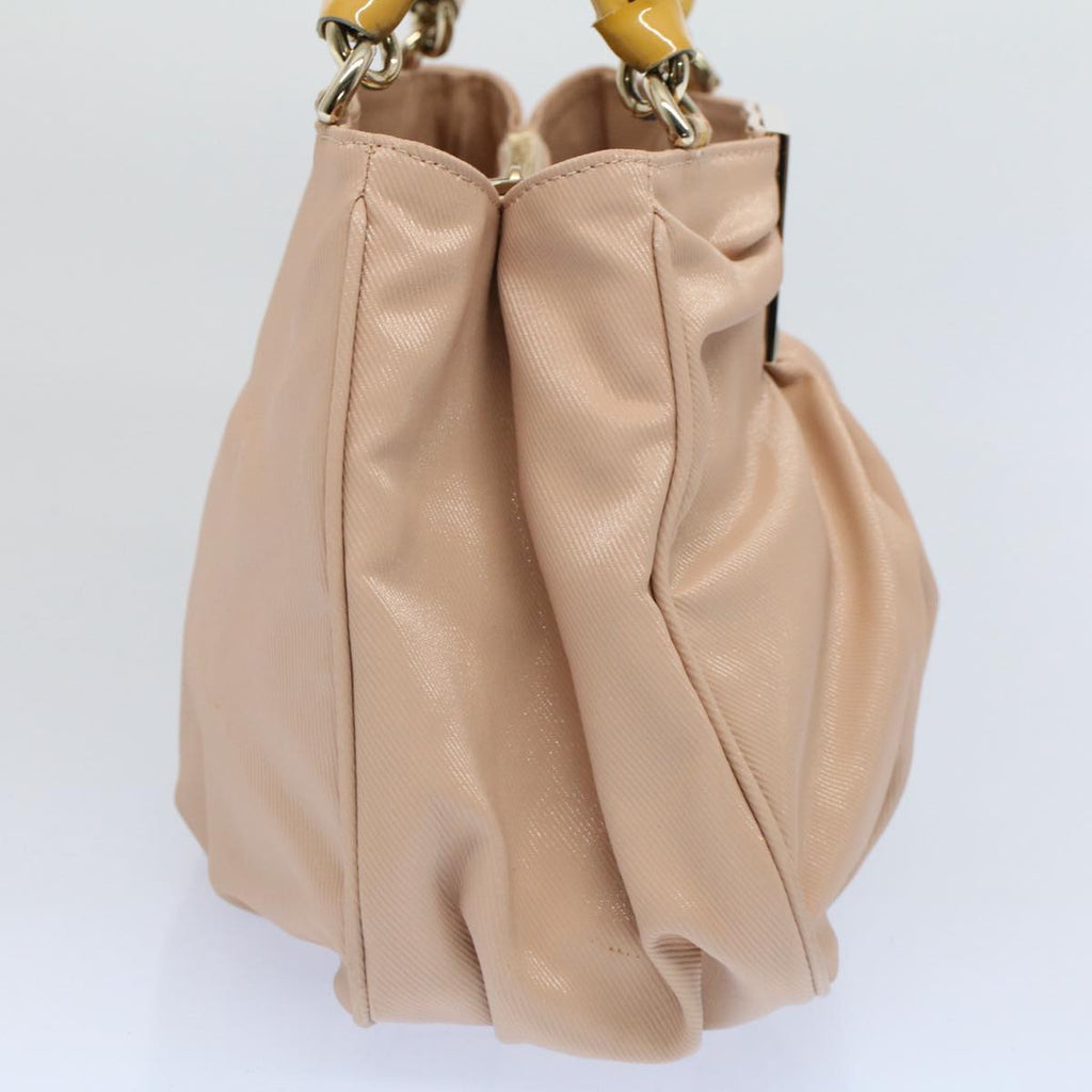 FENDI Chain Hand Bag Nylon Pink 54757