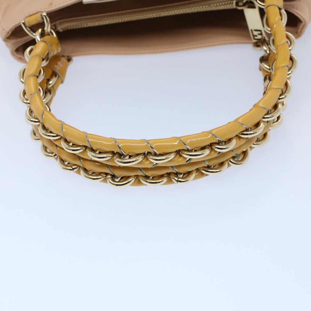 FENDI Chain Hand Bag Nylon Pink 54757