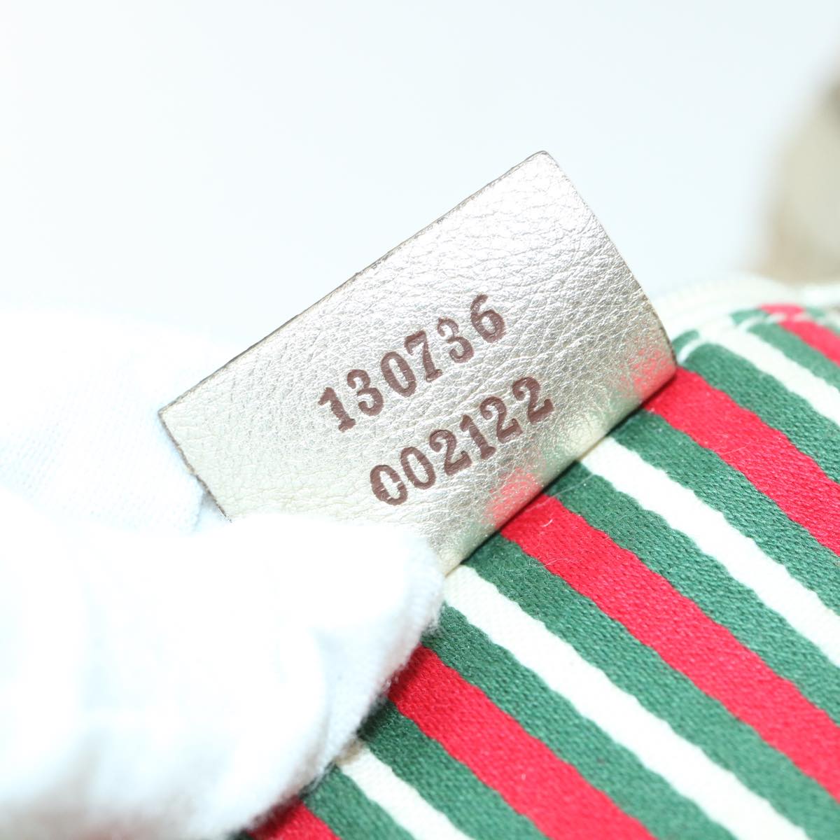 GUCCI GG Canvas Shoulder Bag Beige Gold 130736 54760