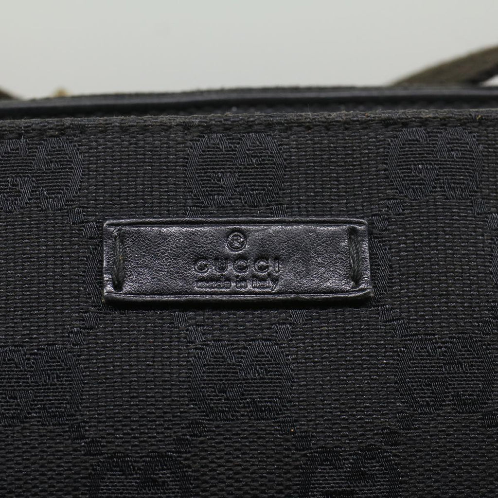 GUCCI GG Canvas Hand Bag Black 106644 54769