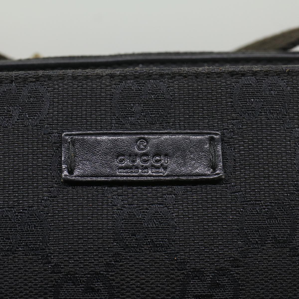 GUCCI GG Canvas Hand Bag Black 106644 54769