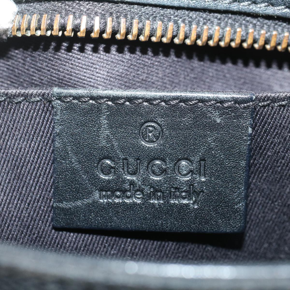 GUCCI GG Canvas Hand Bag Black 106644 54769
