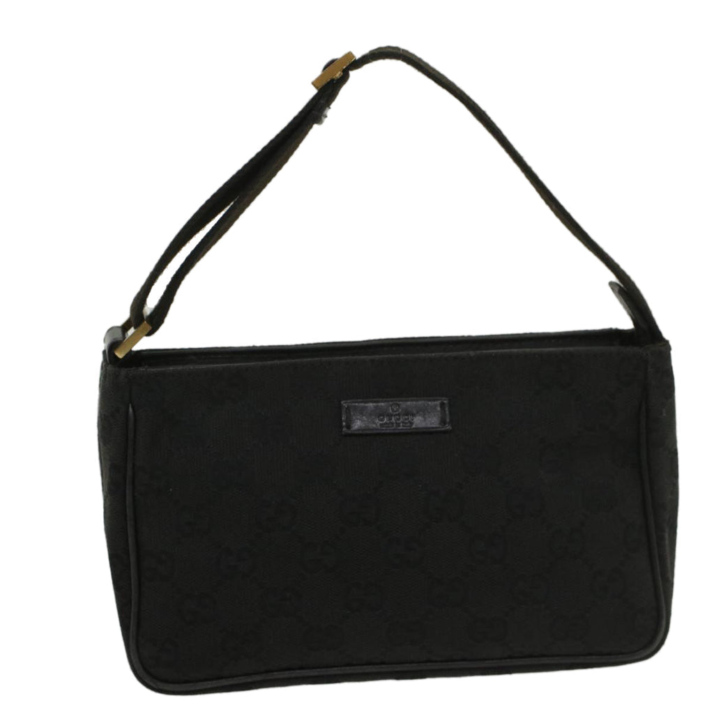 GUCCI GG Canvas Hand Bag Black 106644 54769